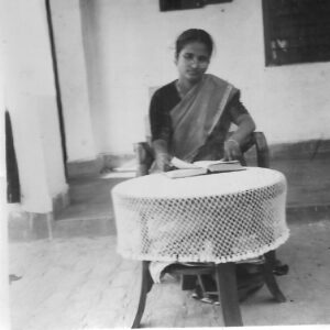 Kitchi Sundharam - Crochet Tablecloth woven by  her