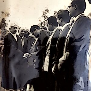 Visit of President S Radhkrishnan to SRCC (1954)