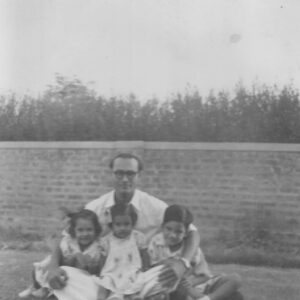 K P M Sundharam with Joseph, Mary and Eugene