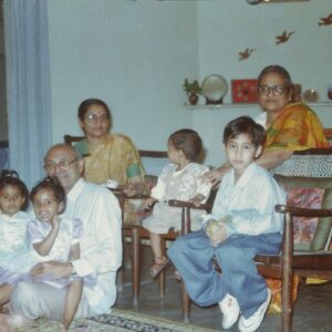 Joanna's (grand daughter) Birthday at Raksha Bhawan - 1997