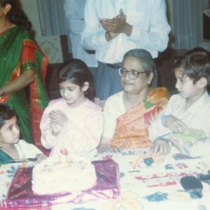 Joanna's (grand daughter) Birthday at Raksha Bhawan - 1997