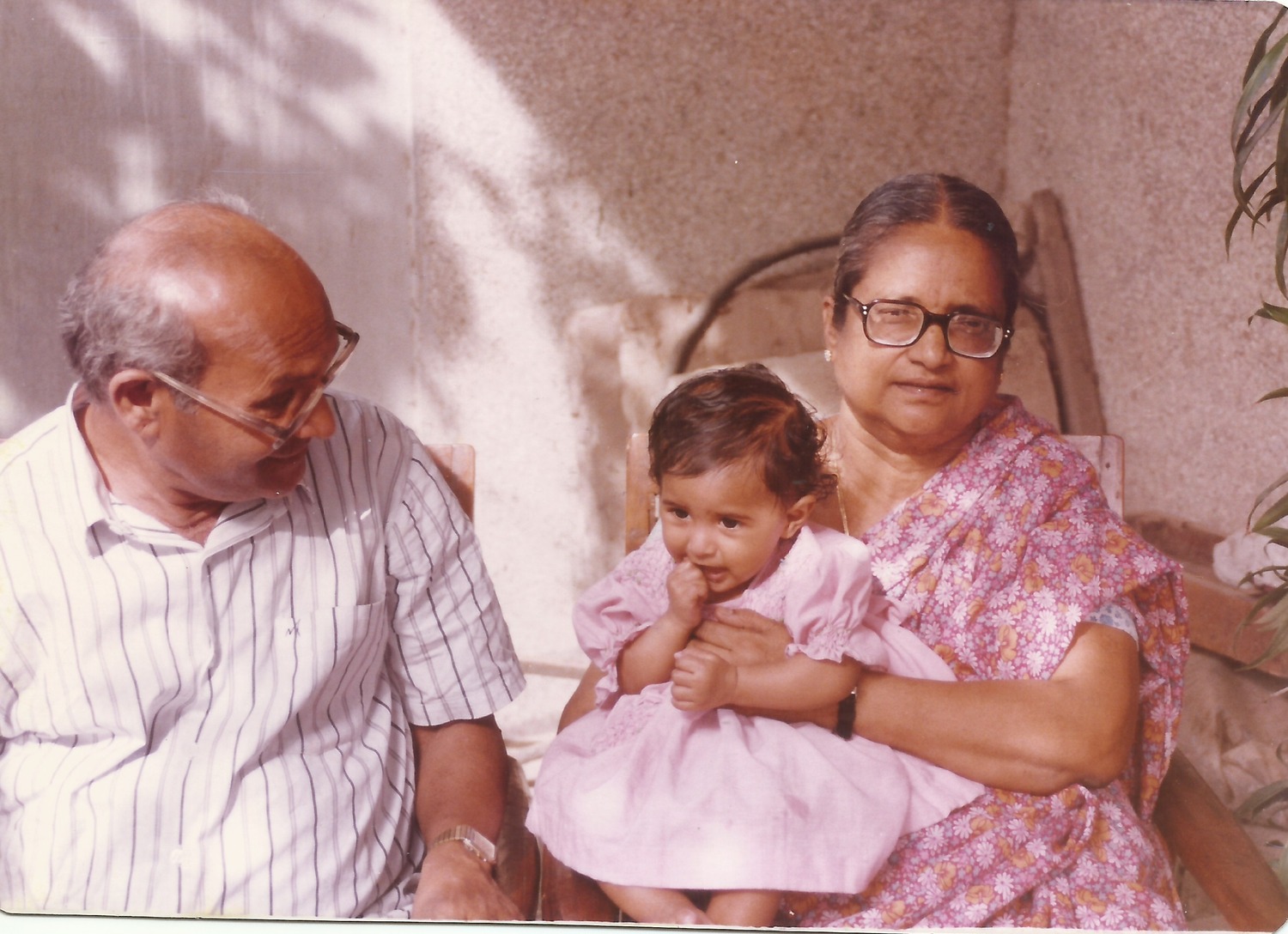 K P M & Kitchi Sundharam with Grand child (Joanna)