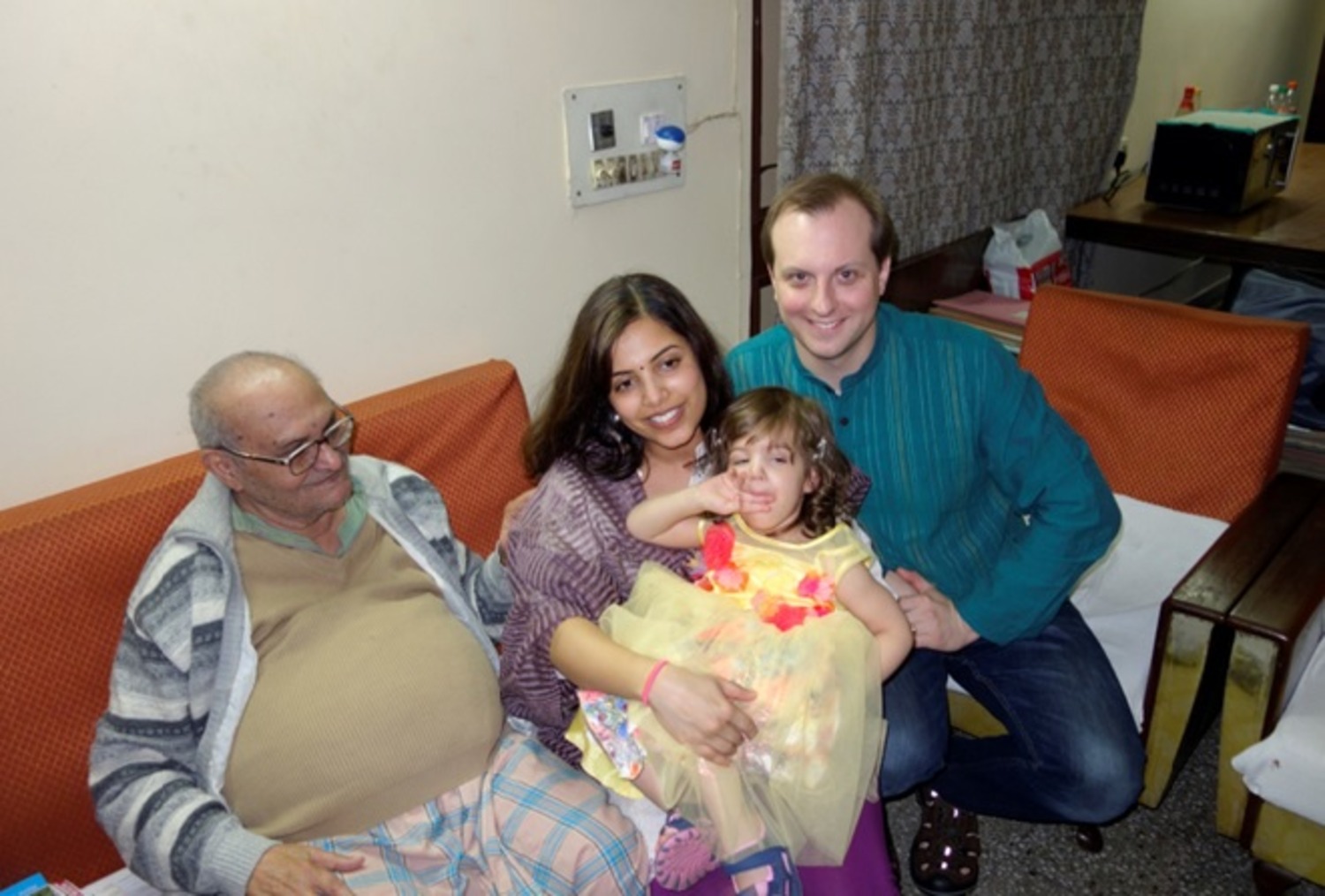 with Great Grand daughter (Leela) - 2018