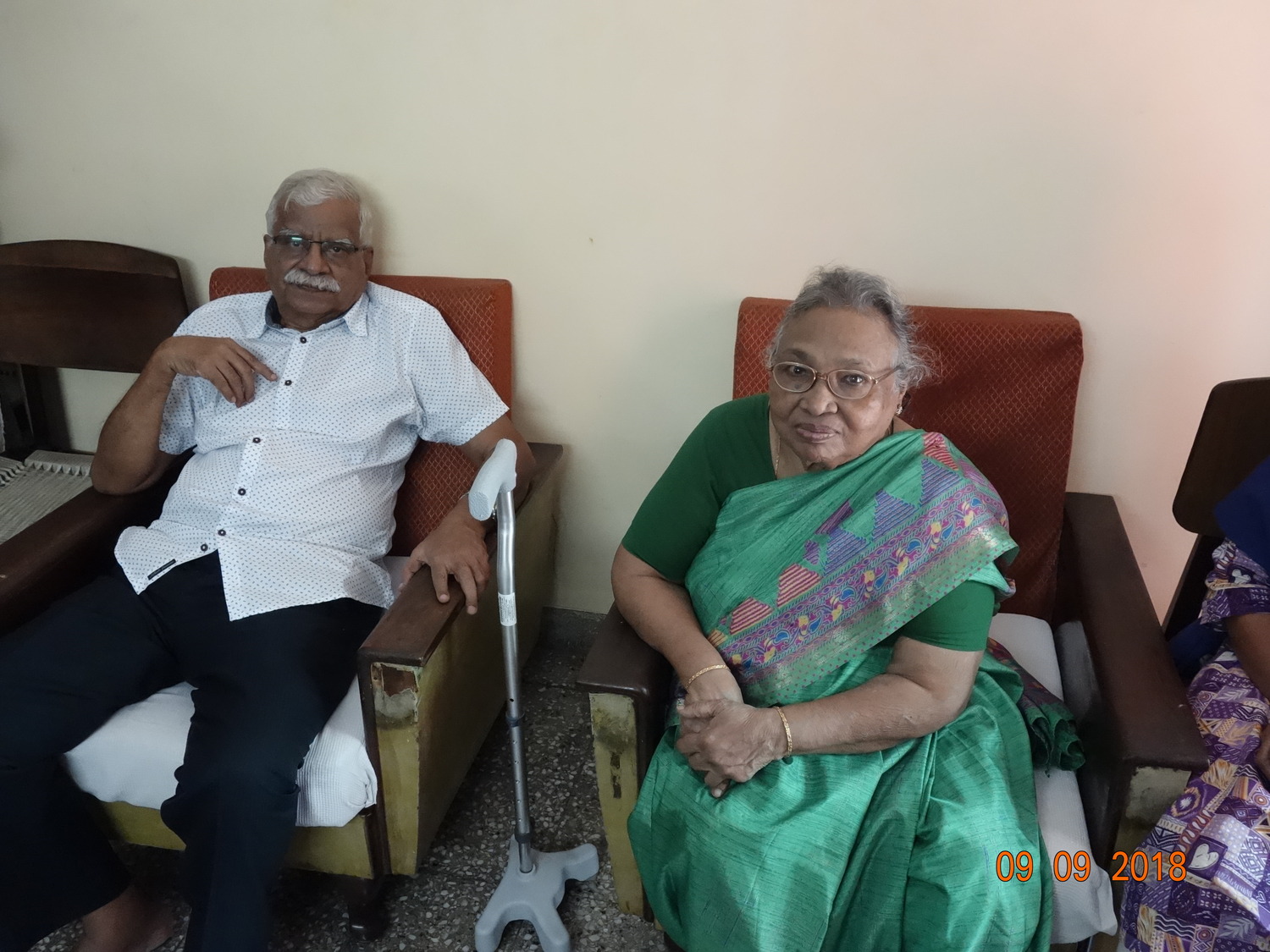 Dorairaj and Theresa (sister) -2018