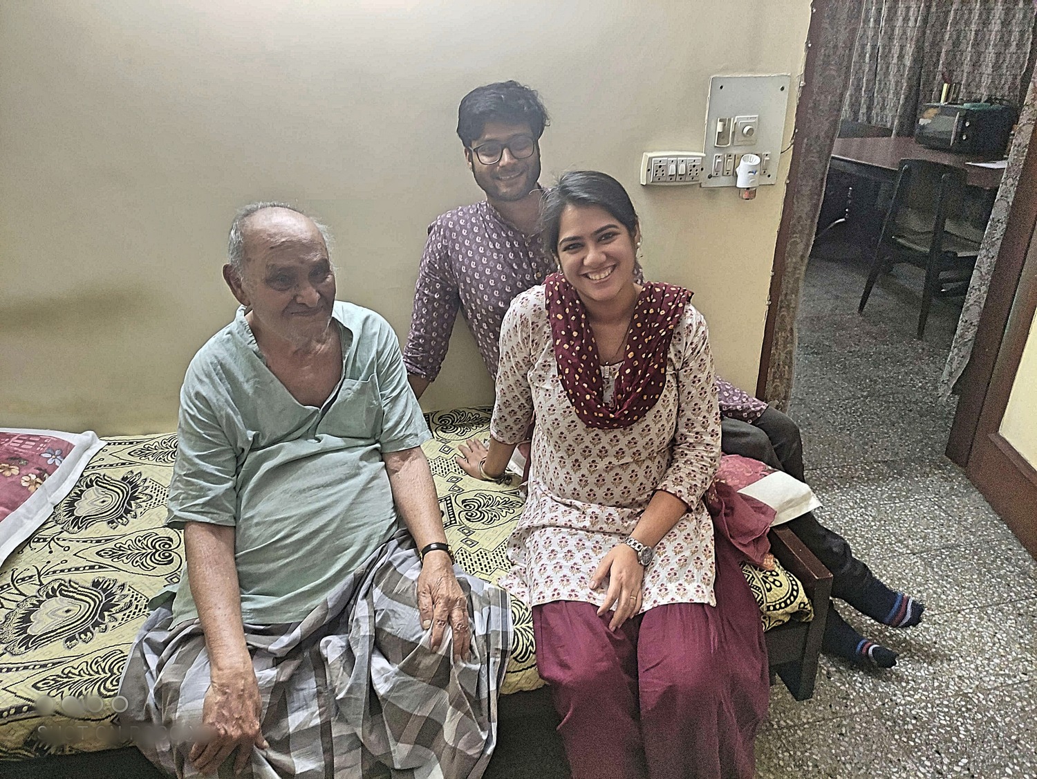  Michelle (Granddaughter) with spouse (Amit) - 18 Apr 2022
